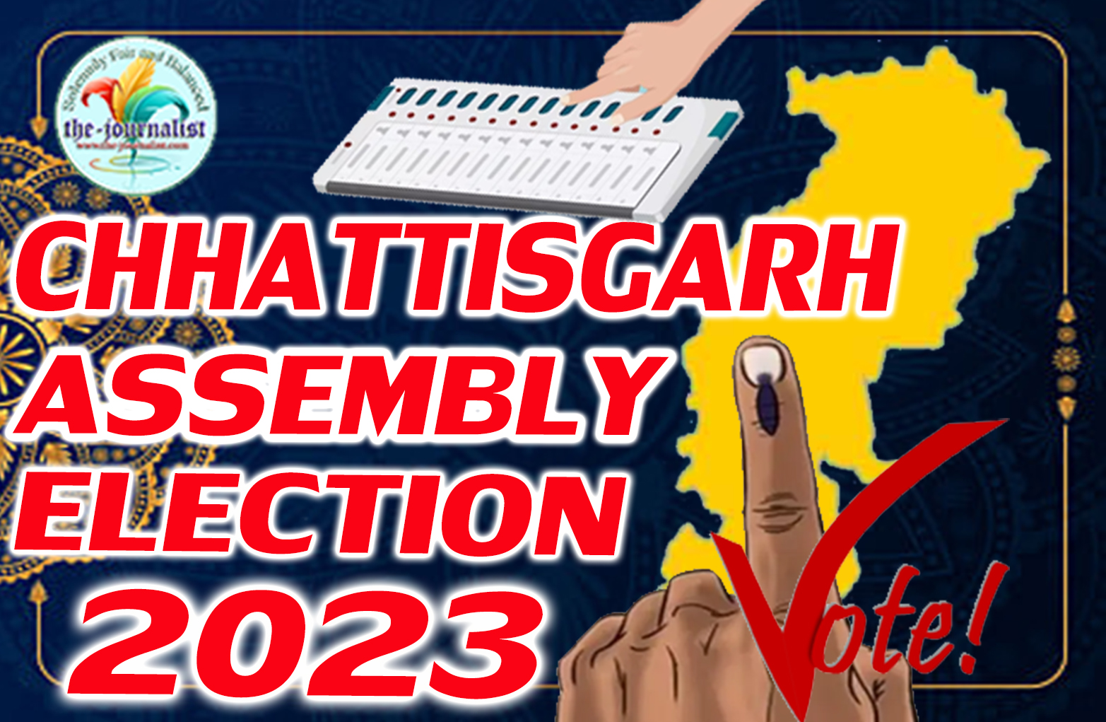 Exclu,sive CG Assembly Election 2023: Final voting ,figures released 76 ...